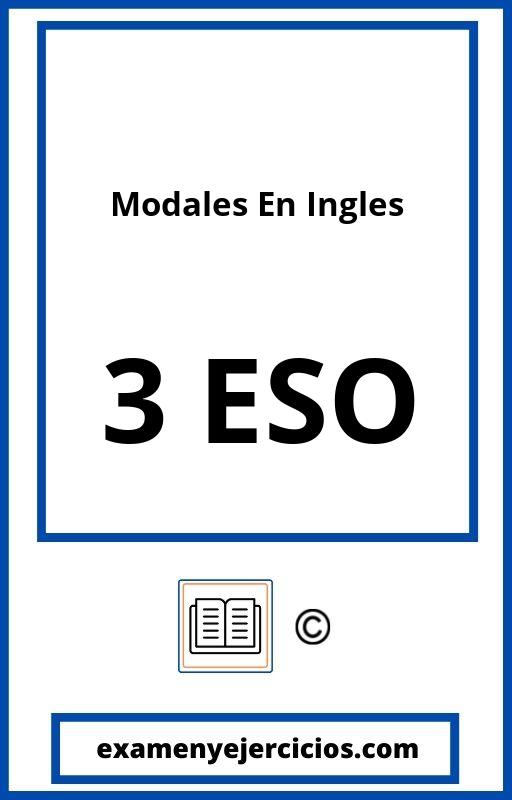 Ejercicios De Modales En Ingles 3 Eso