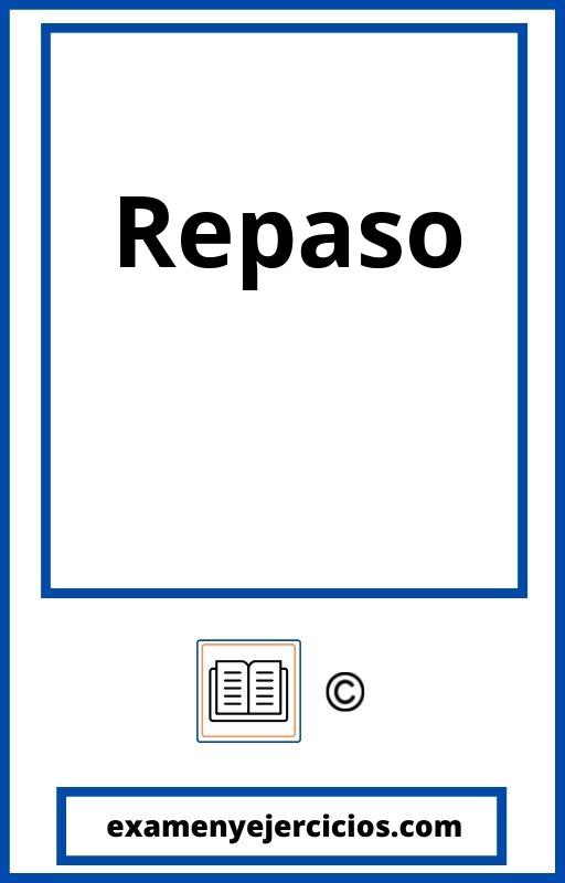 Ejercicios De Repaso