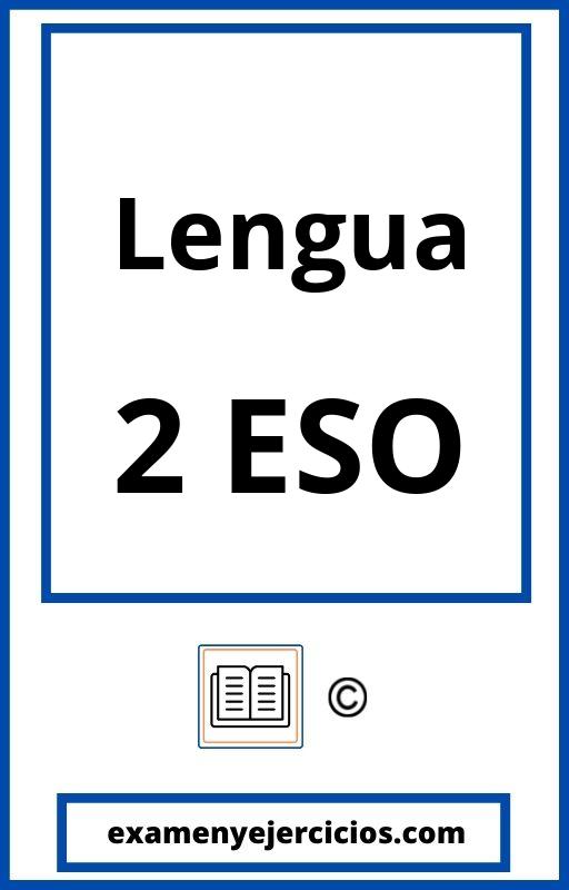 Ejercicios Lengua 2 Eso