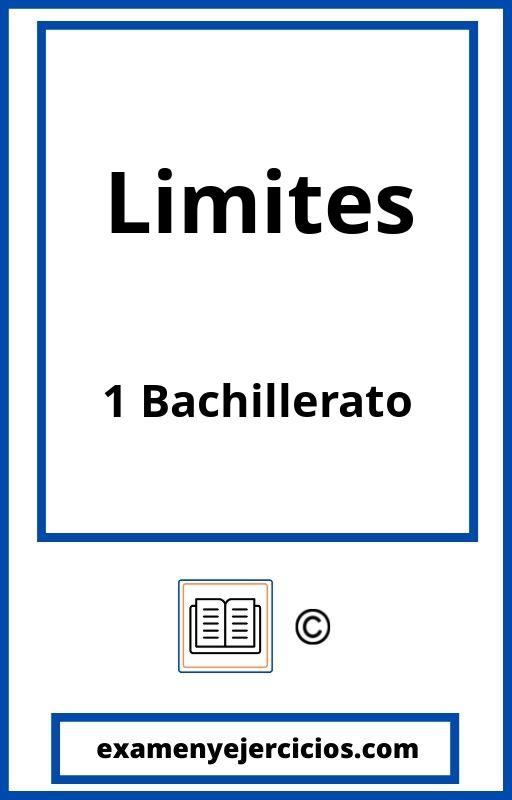 Ejercicios Limites 1 Bachillerato PDF