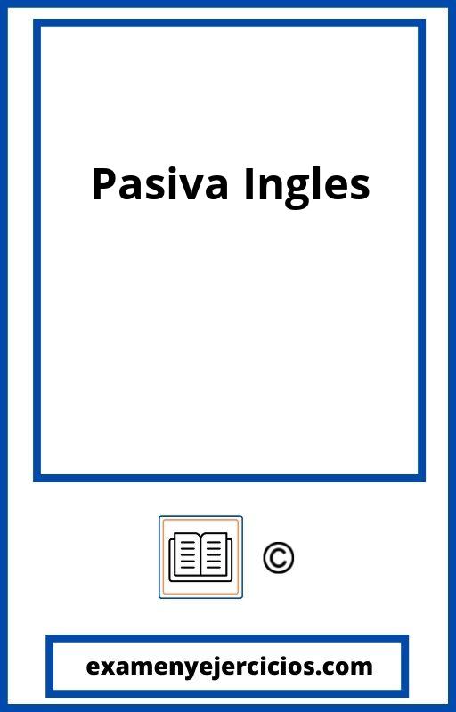 Ejercicios Pasiva Ingles