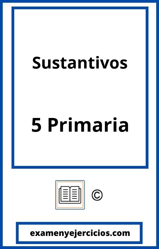 Ejercicios Sustantivos 5 Primaria PDF