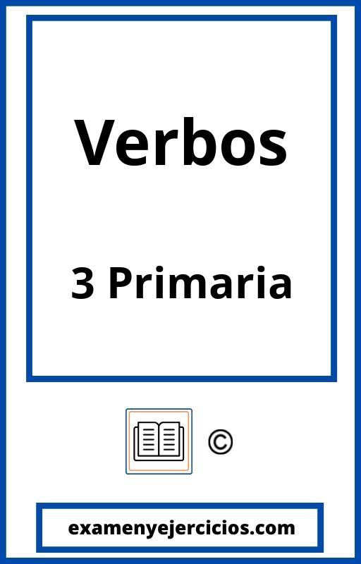 Ejercicios Verbos 3 Primaria PDF