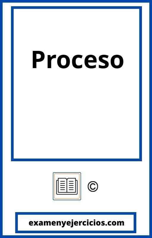 Evaluacion De Proceso