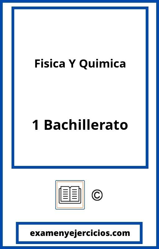 Examen Fisica Y Quimica 1 Bachillerato