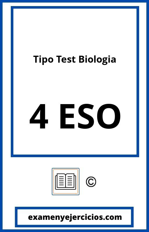 Examenes Tipo Test Biologia 4 Eso