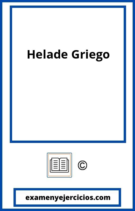 Helade Ejercicios De Griego PDF