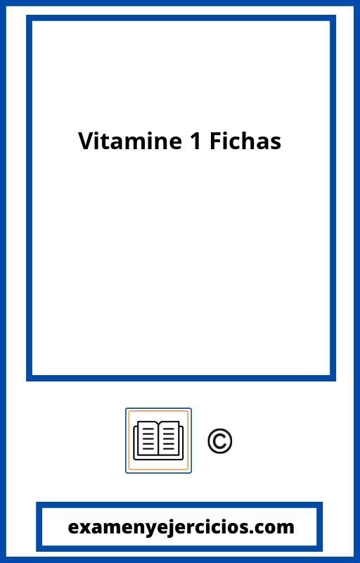 Vitamine 1 Fichas